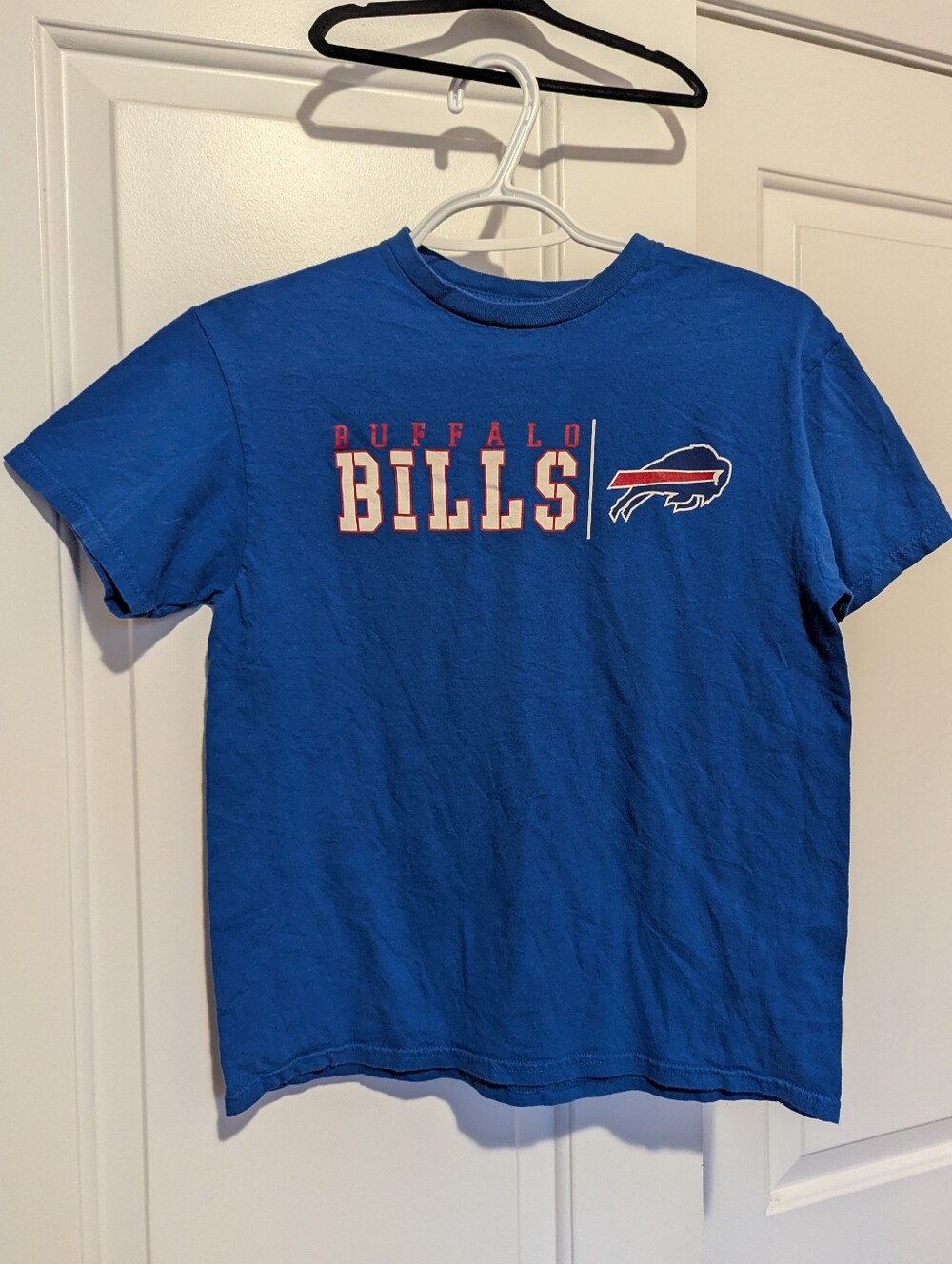 Team Athletics Royal Blue Graphic Tee with Buffalo Bills Team Logo